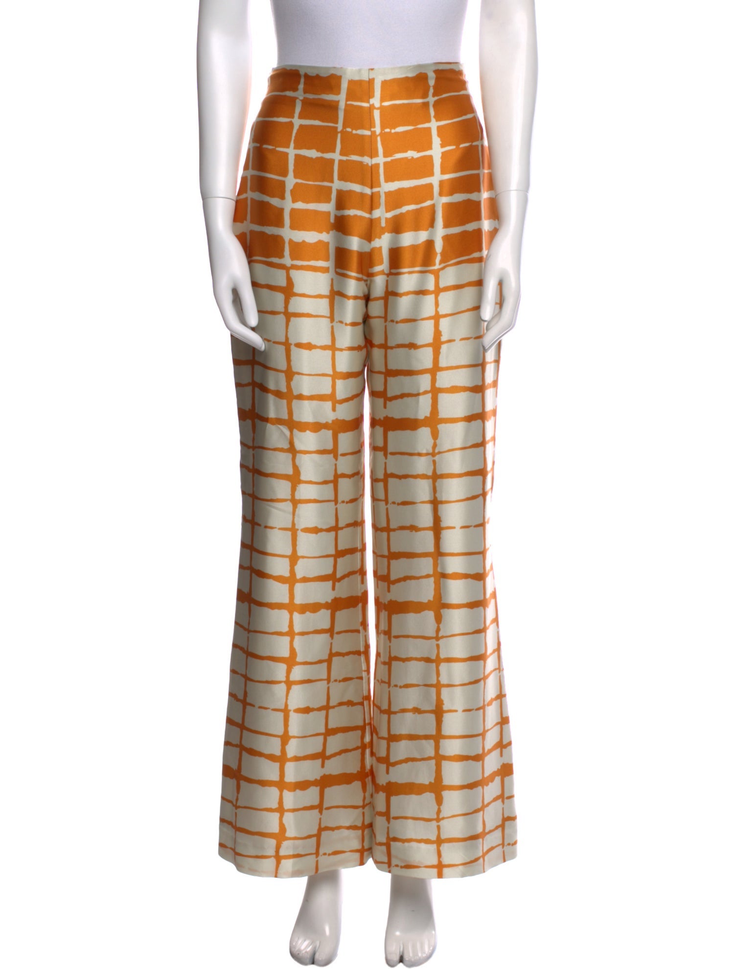 Silvia Tcherassi Silk Wide Leg Pants