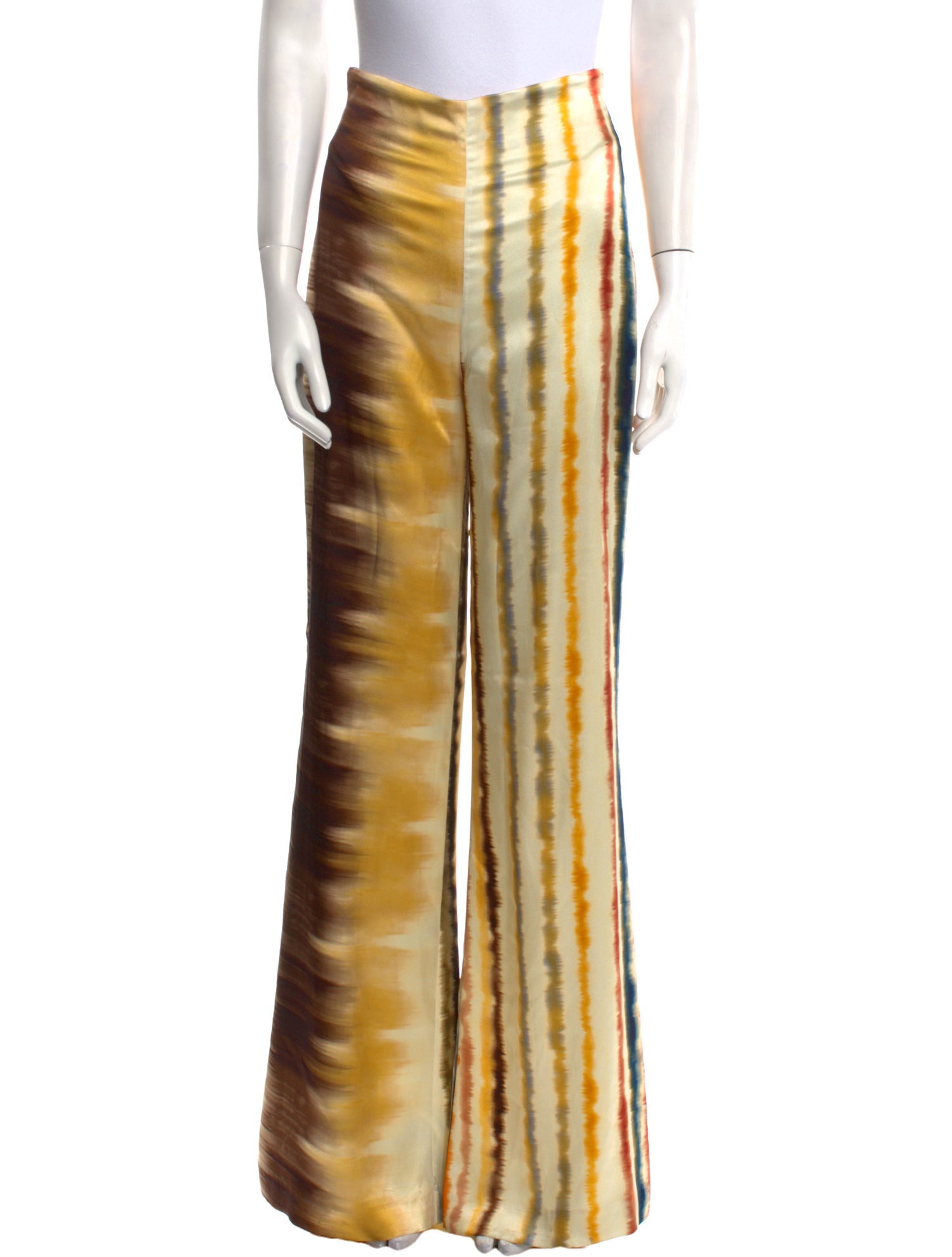 Silvia Tcherassi Silk Wide Leg Pants