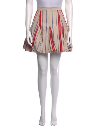 Silvia Tcherassi Striped Mini Skirt
