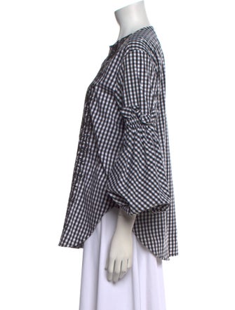 Silvia Tcherassi Printed V-Neck Blouse