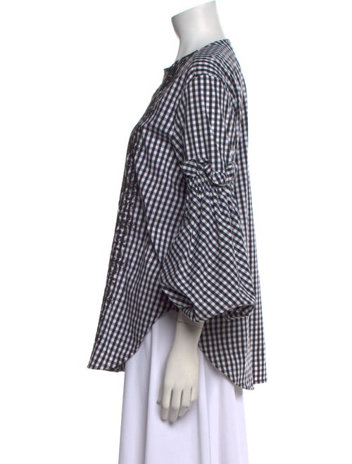 Silvia Tcherassi Printed V-Neck Blouse