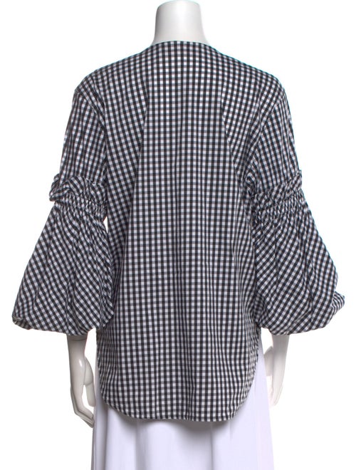 Silvia Tcherassi Printed V-Neck Blouse