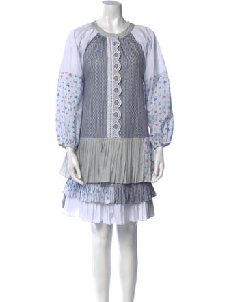 Silvia Tcherassi Printed Mini Dress