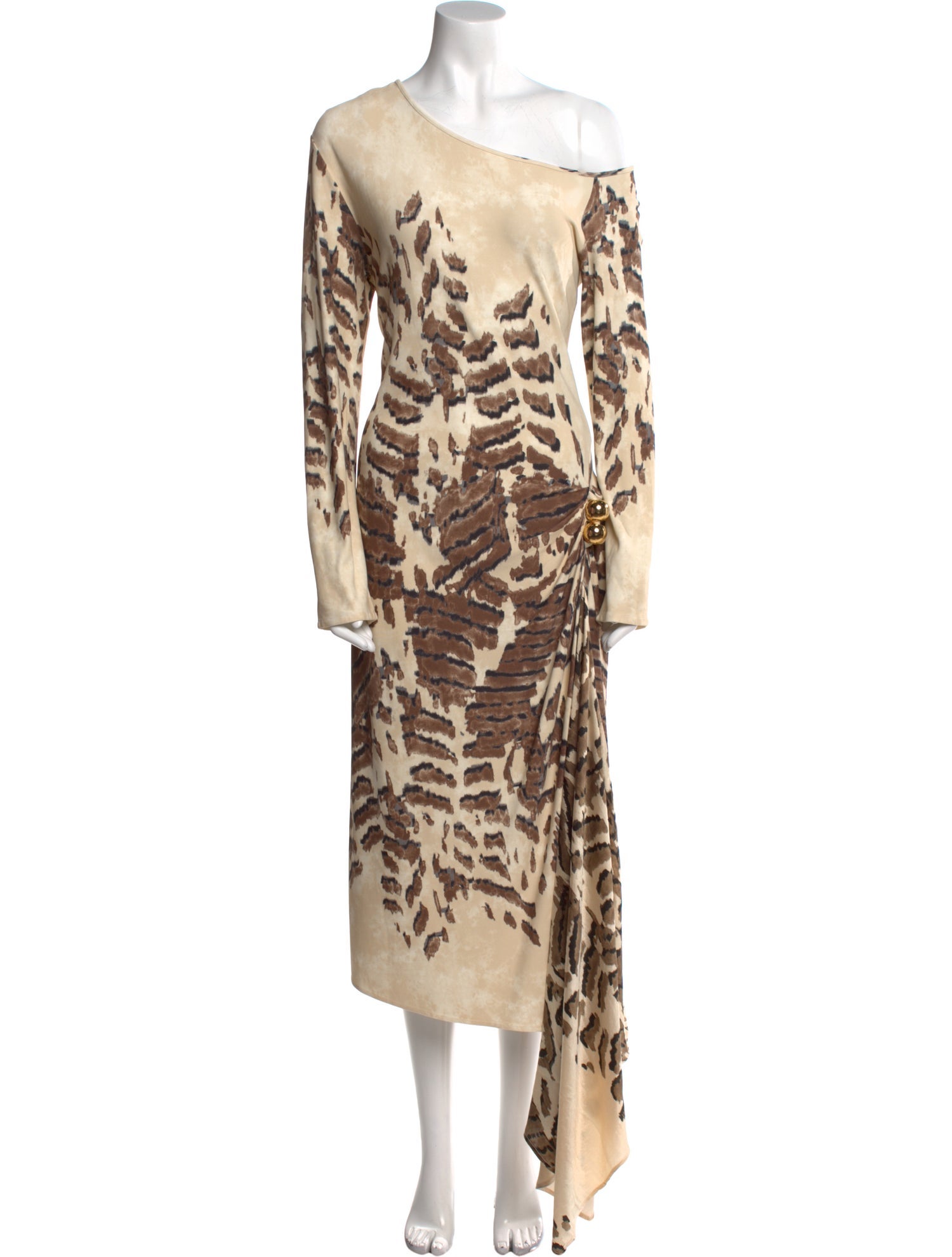 Silvia Tcherassi Animal Print Long Dress