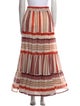 Silvia Tcherassi Striped Midi Length Skirt