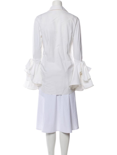 Silvia Tcherassi Long Sleeve Button-Up Top