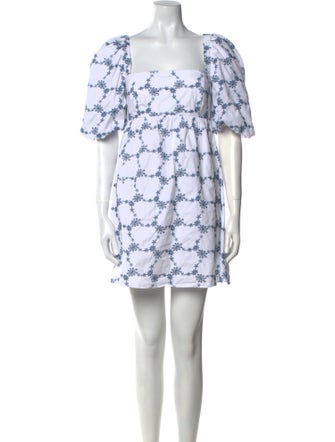 Silvia Tcherassi Floral Print Mini Dress