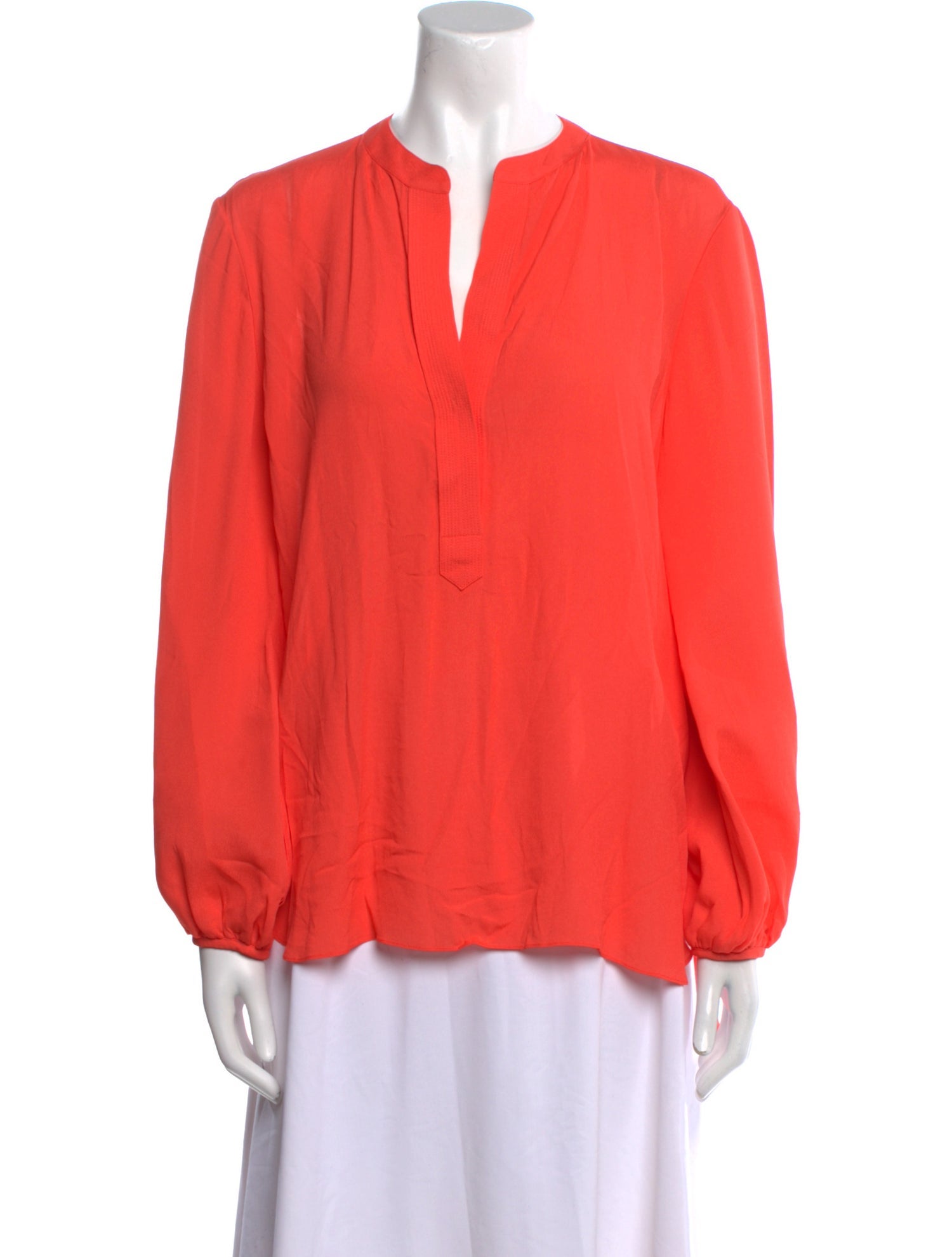 Silvia Tcherassi V-Neck Long Sleeve Blouse