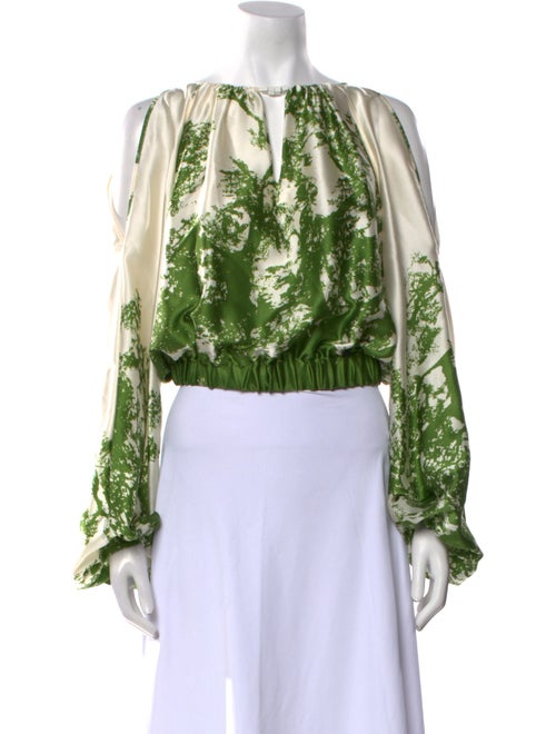 Silvia Tcherassi Silk Printed Blouse