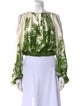 Silvia Tcherassi Silk Printed Blouse