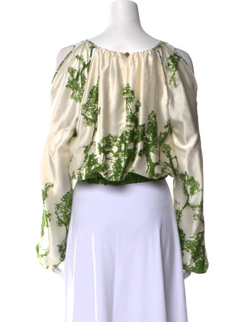 Silvia Tcherassi Silk Printed Blouse