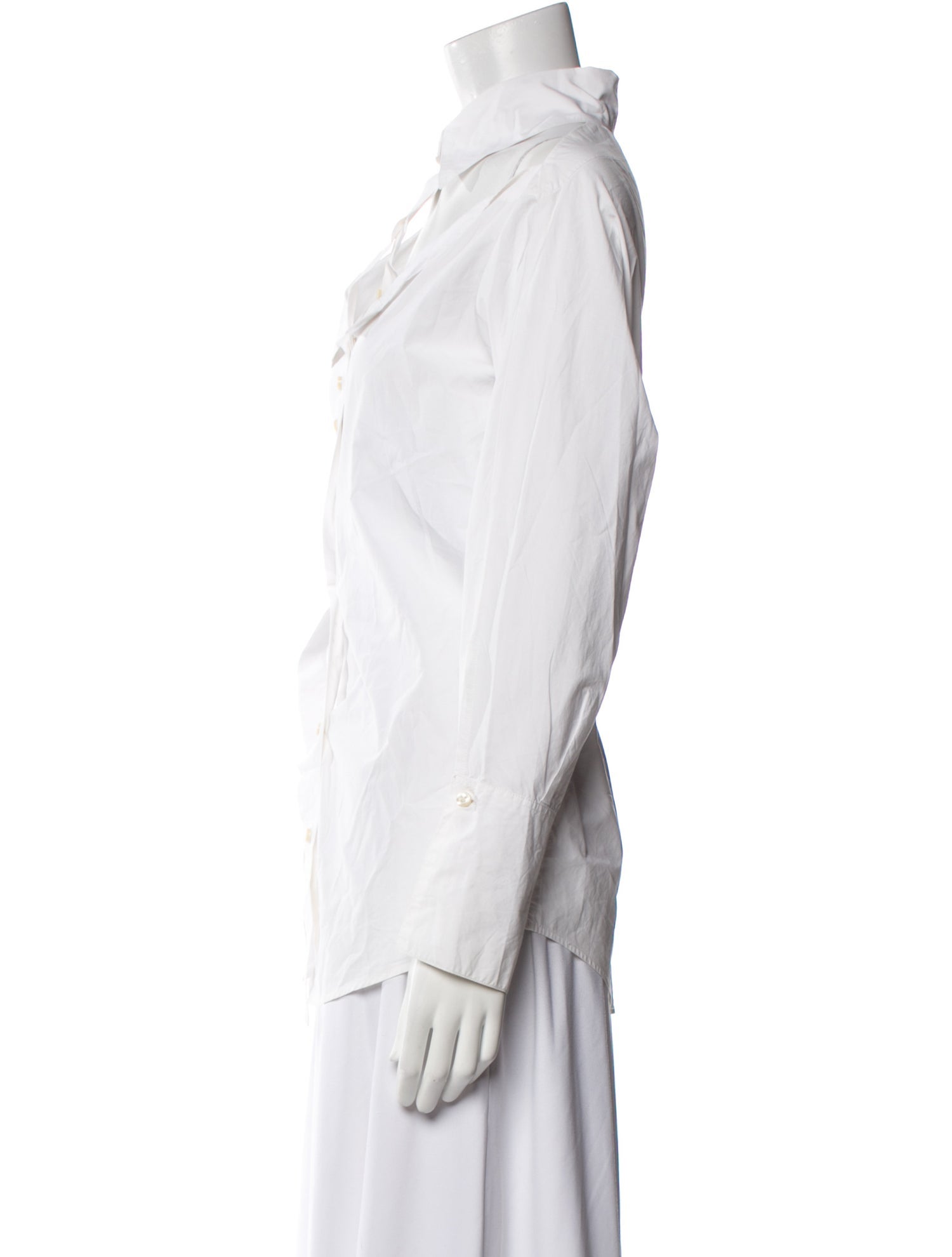 Silvia Tcherassi Long Sleeve Button-Up Top