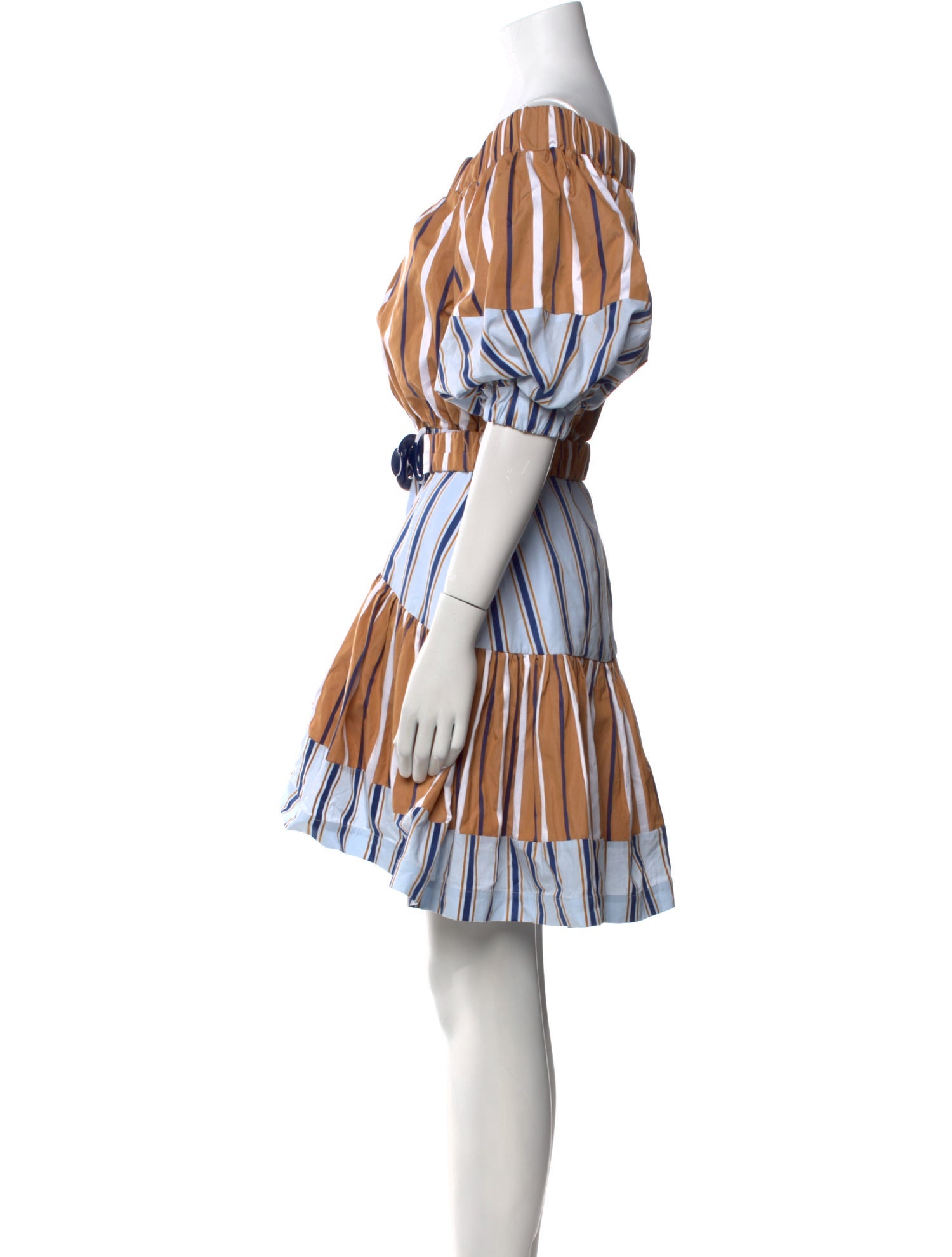 Silvia Tcherassi Striped Mini Dress