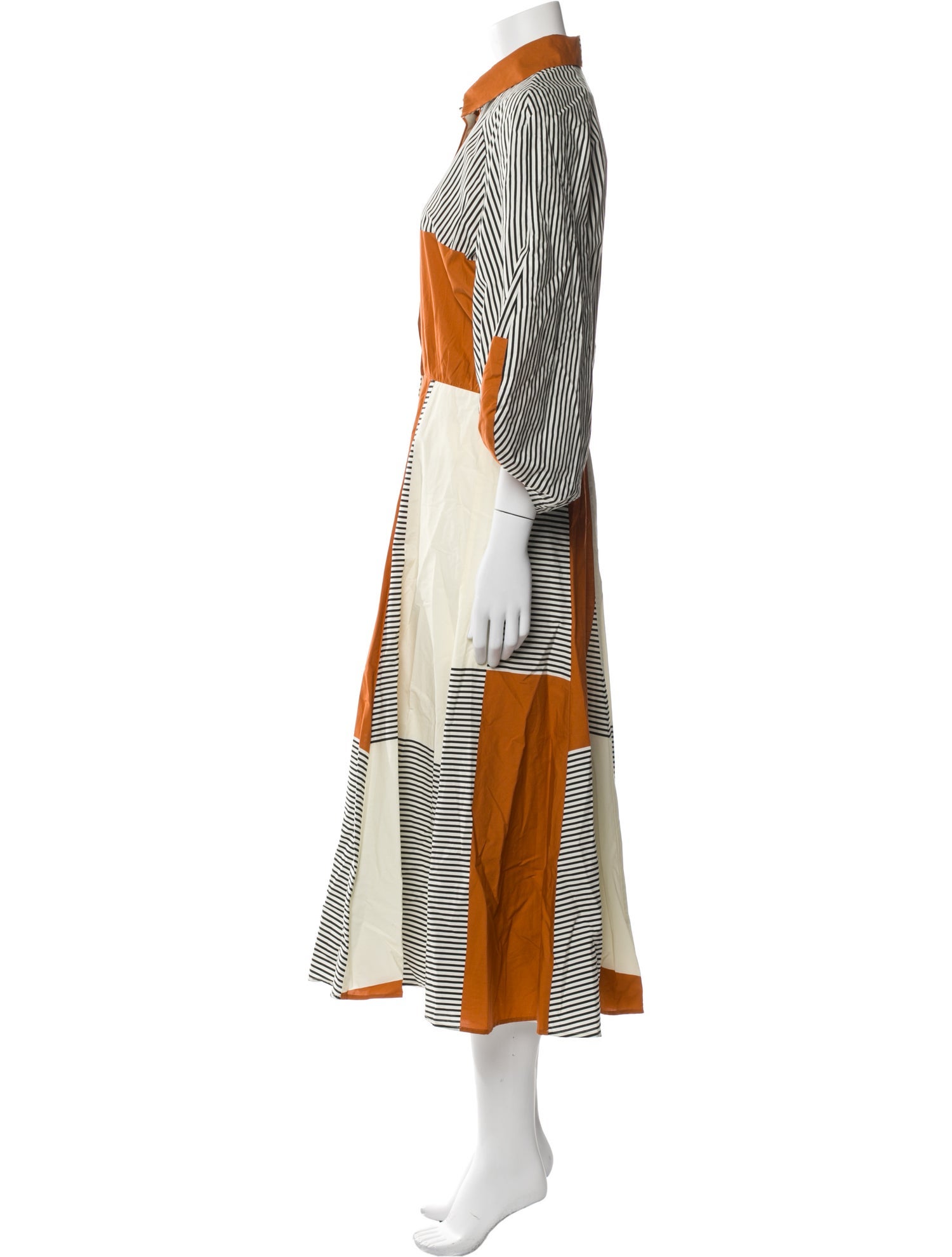 Silvia Tcherassi Striped Long Dress w/ Tags