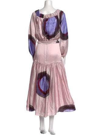 Silvia Tcherassi Silk Midi Length Dress