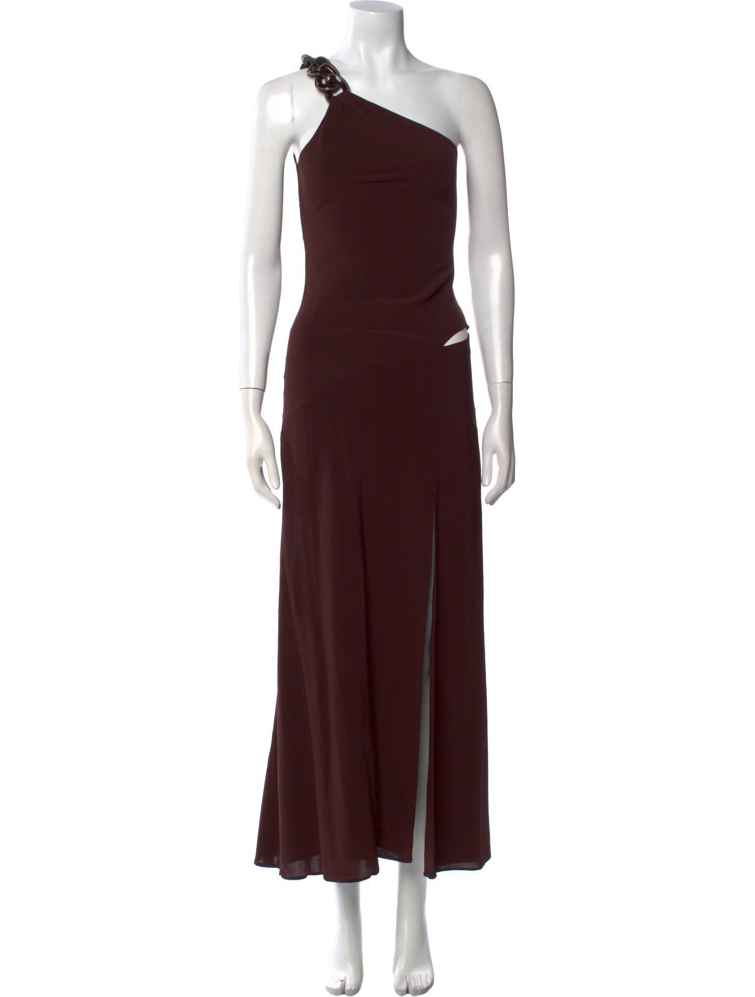 Silvia Tcherassi One-Shoulder Long Dress