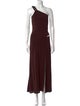 Silvia Tcherassi One-Shoulder Long Dress