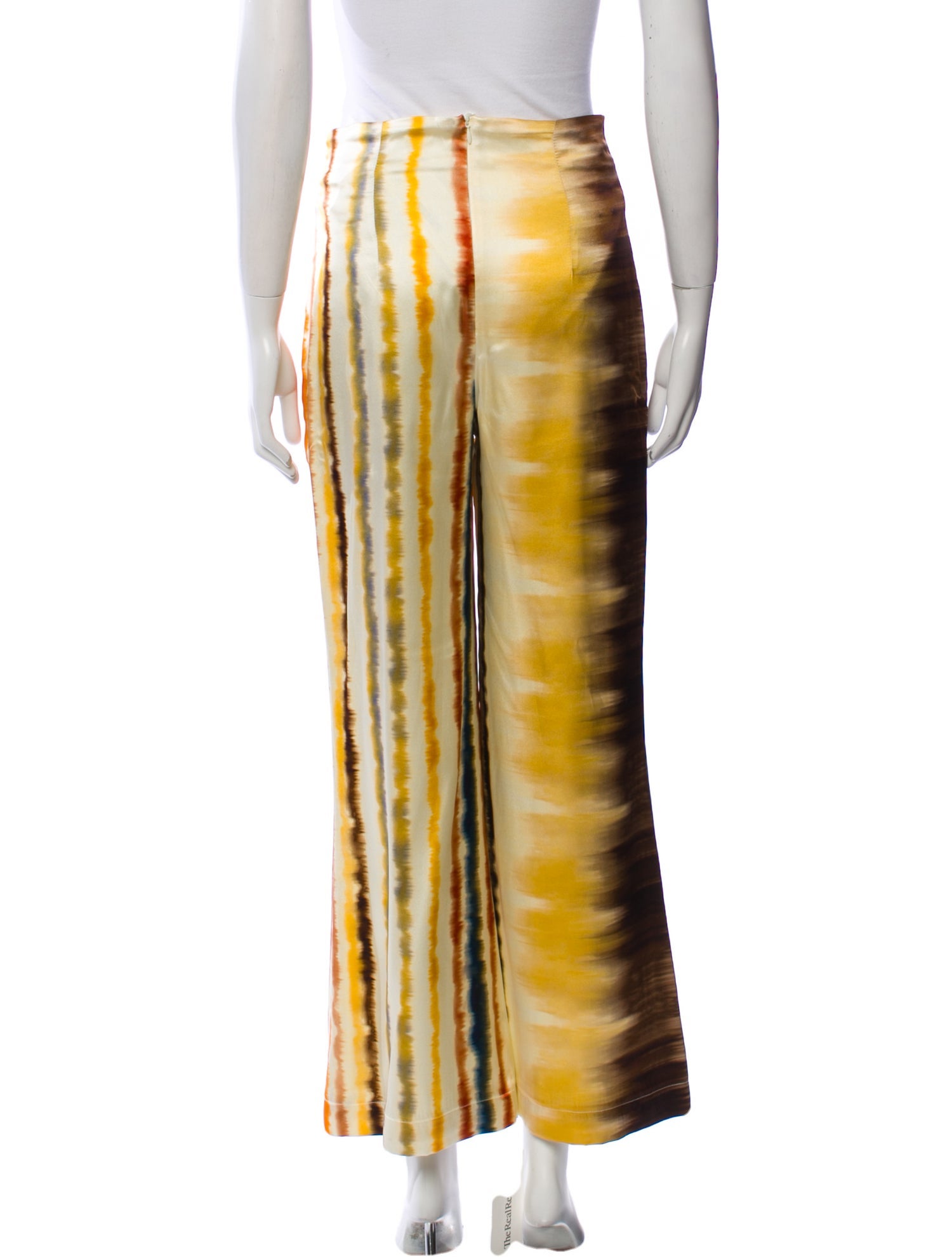 Silvia Tcherassi Silk Wide Leg Pants