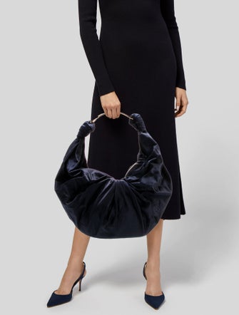 Silvia Tcherassi Satin Shoulder Bag