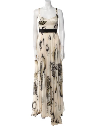 Silvia Tcherassi Printed Long Dress