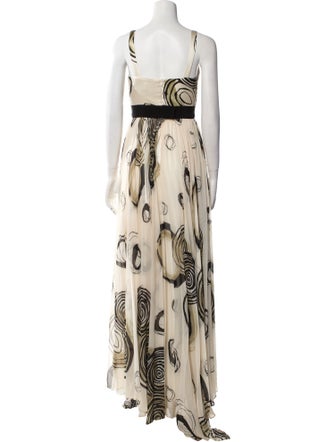Silvia Tcherassi Printed Long Dress