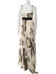 Silvia Tcherassi Printed Long Dress