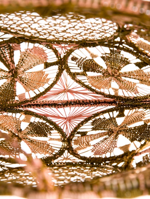 Silvia Tcherassi Raffia Top Handle Bag