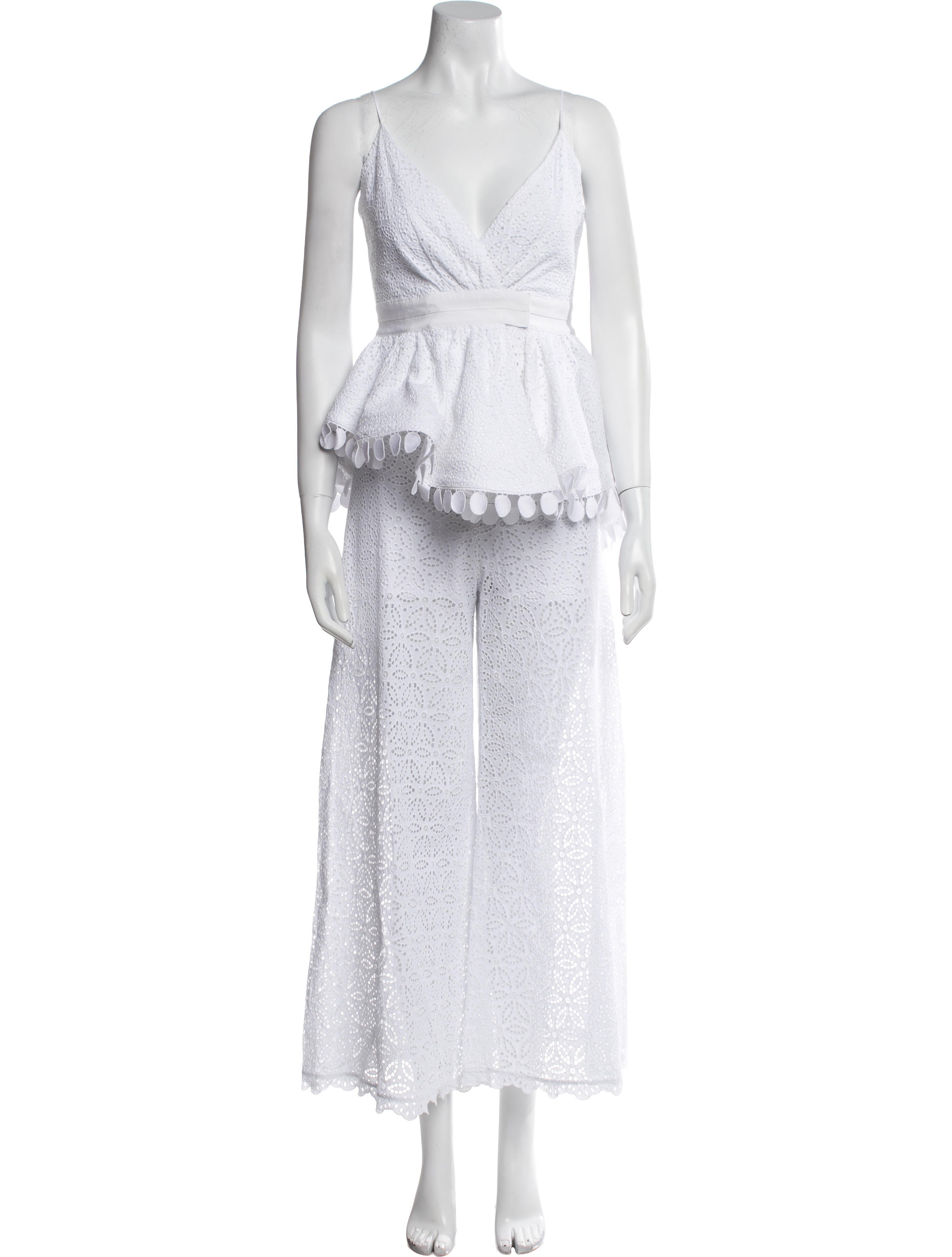 Silvia Tcherassi Grosgrain Trim Pant Set