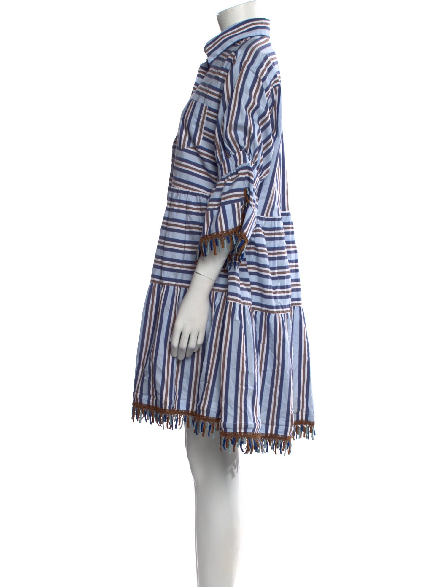 Silvia Tcherassi Striped Knee-Length Dress