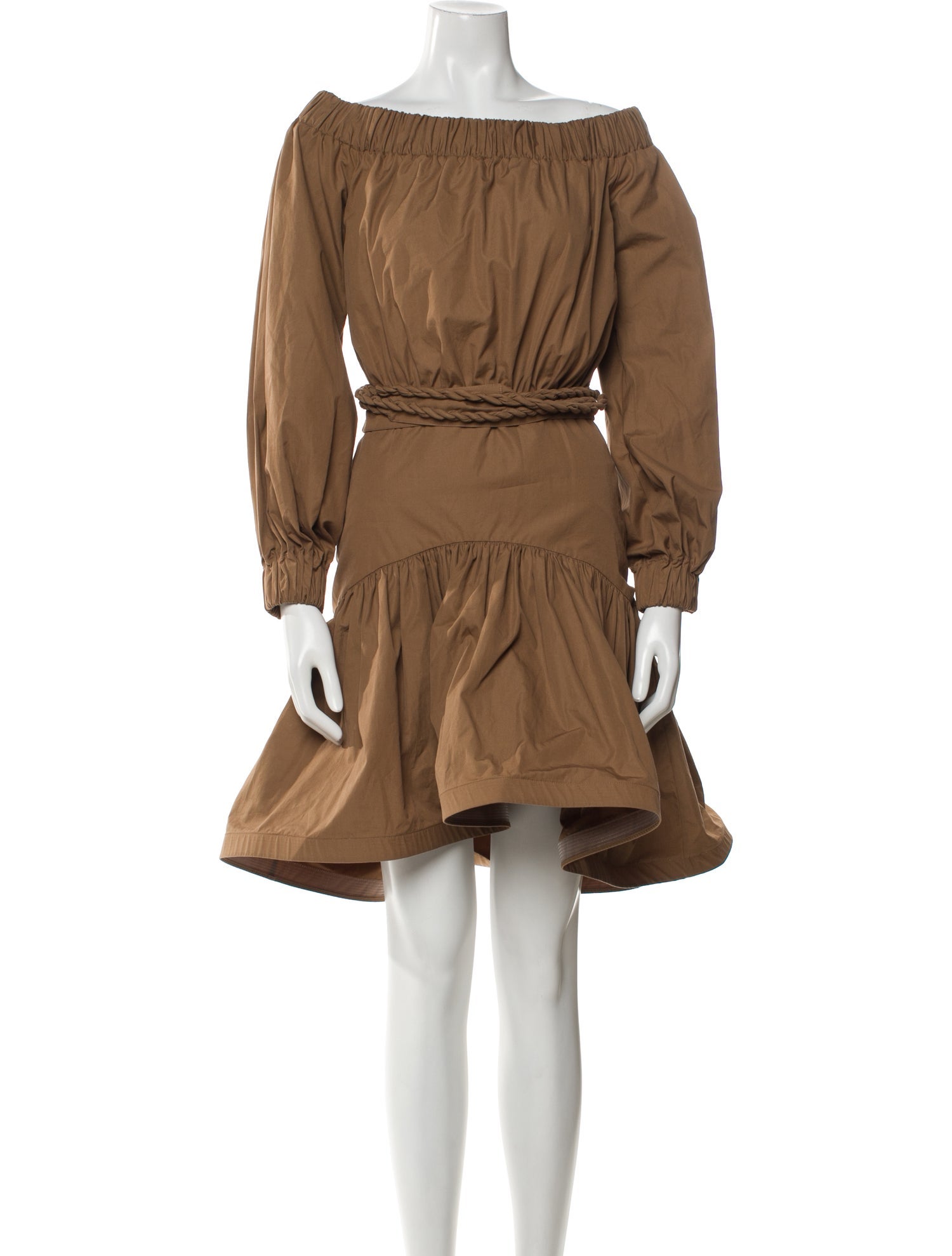 Silvia Tcherassi Bateau Neckline Mini Dress