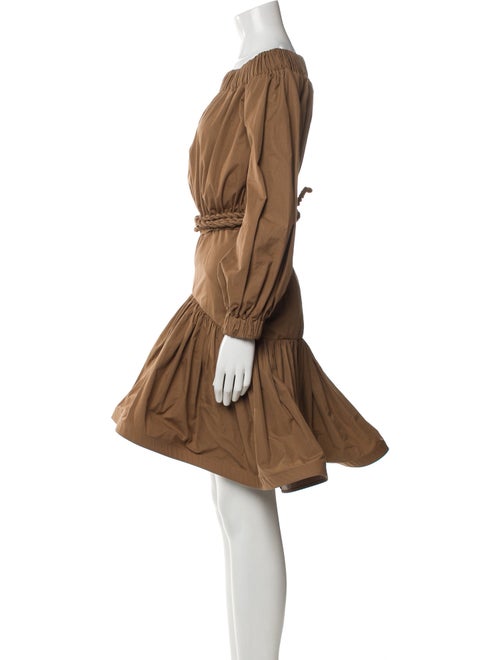 Silvia Tcherassi Bateau Neckline Mini Dress