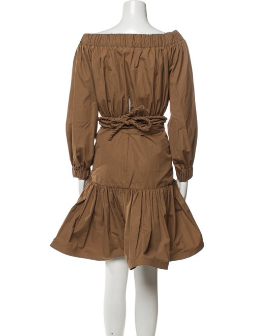 Silvia Tcherassi Bateau Neckline Mini Dress