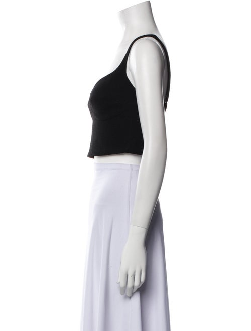 Silvia Tcherassi Wool V-Neck Crop Top