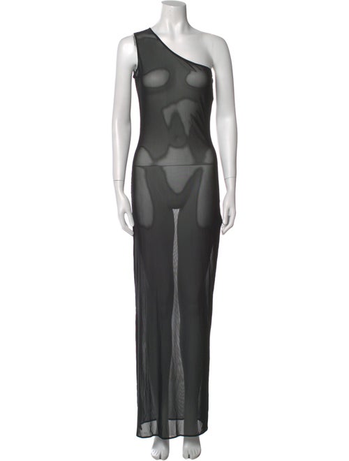 Silvia Tcherassi One-Shoulder Long Dress