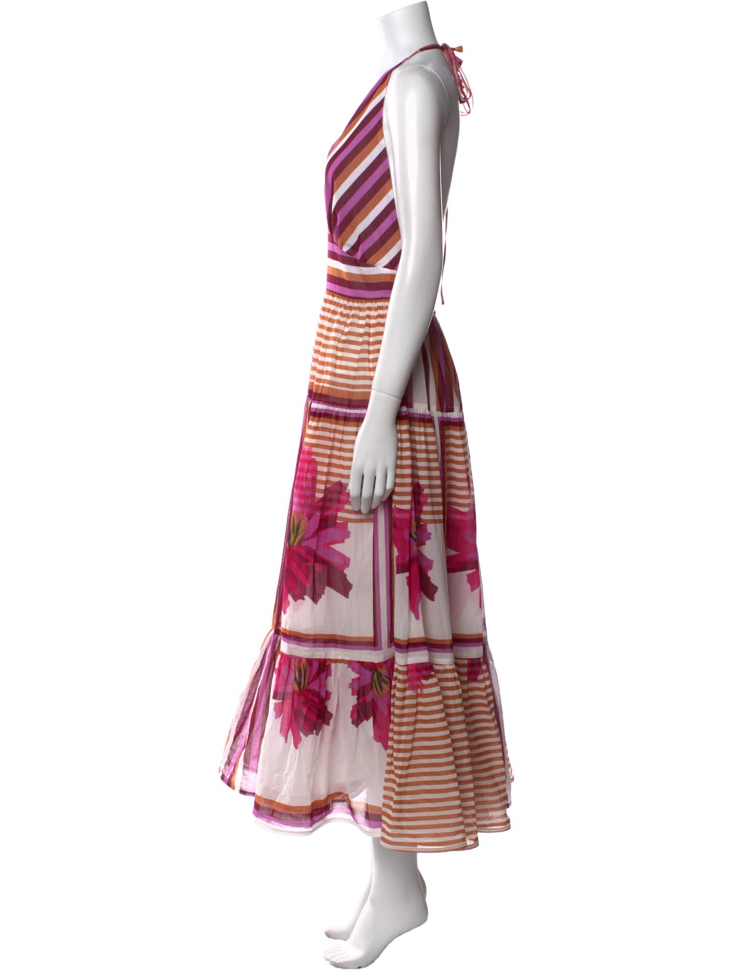 Silvia Tcherassi Striped Long Dress w/ Tags