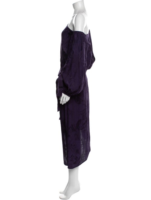 Silvia Tcherassi One-Shoulder Midi Length Dress