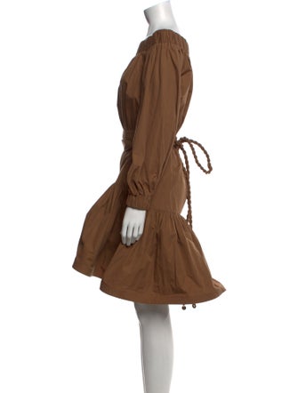 Silvia Tcherassi Bateau Neckline Knee-Length Dress