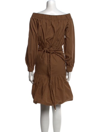 Silvia Tcherassi Bateau Neckline Knee-Length Dress