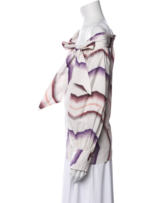 Silvia Tcherassi Printed Asymmetrical Blouse