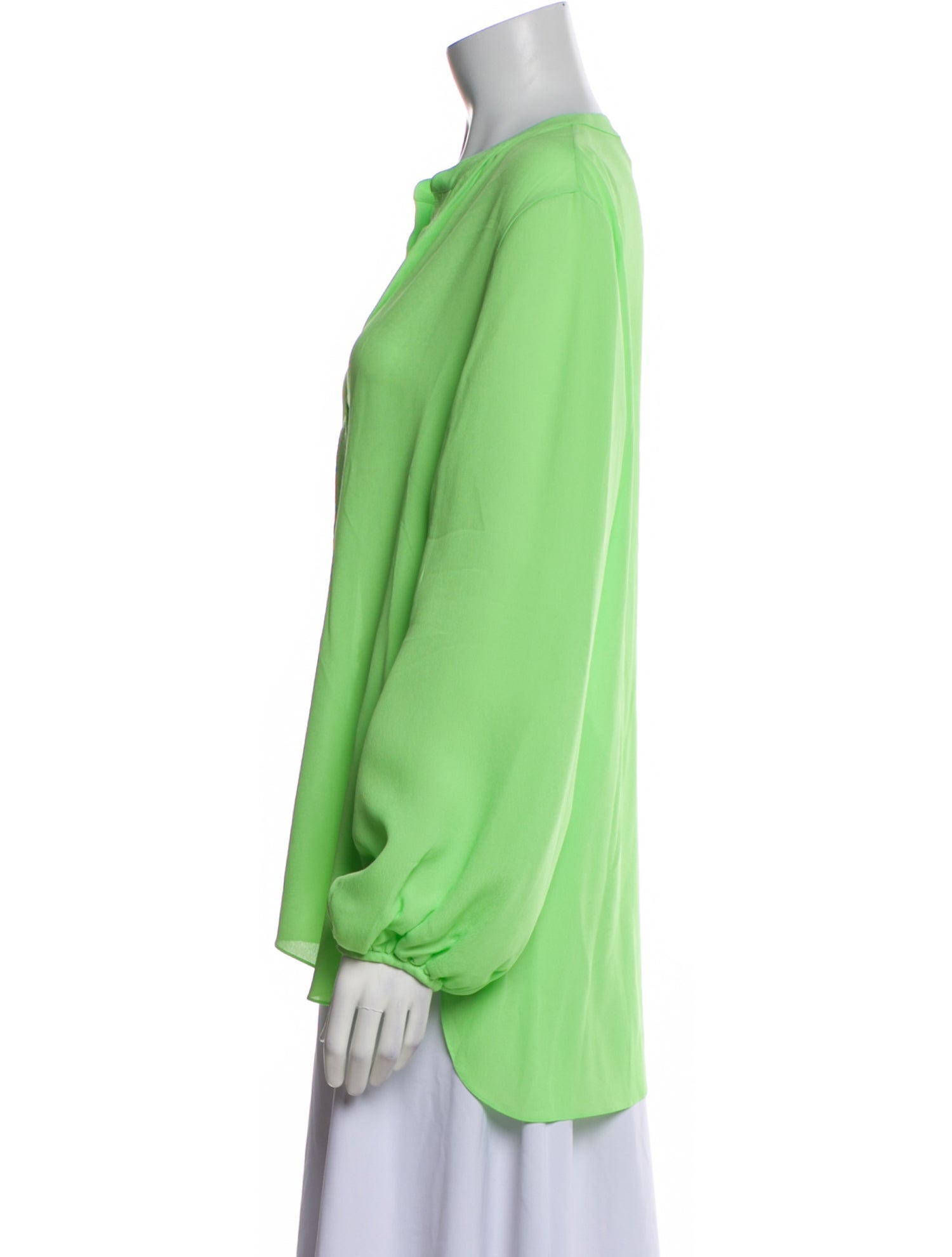 Silvia Tcherassi V-Neck Long Sleeve Blouse