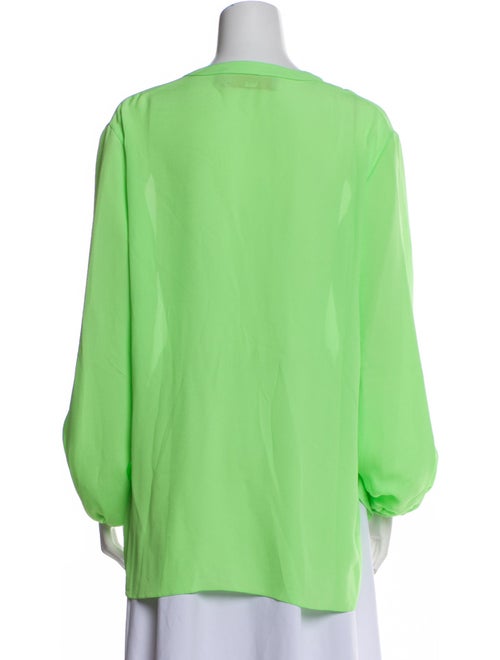 Silvia Tcherassi V-Neck Long Sleeve Blouse