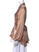 Silvia Tcherassi Silk Floral Print Blouse
