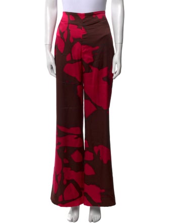 Silvia Tcherassi Silk Wide Leg Pants