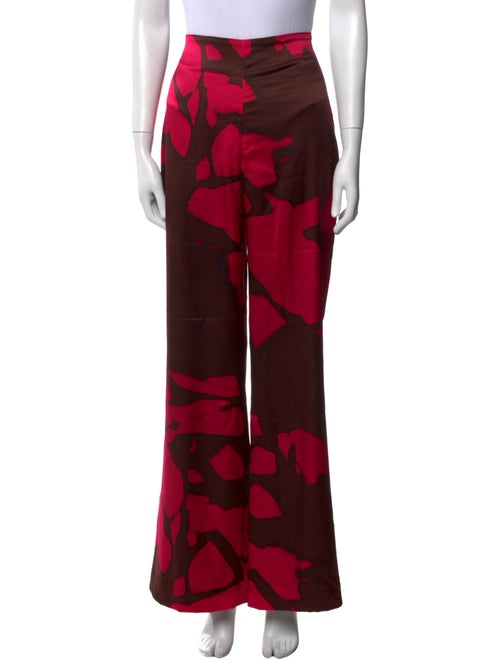 Silvia Tcherassi Silk Wide Leg Pants