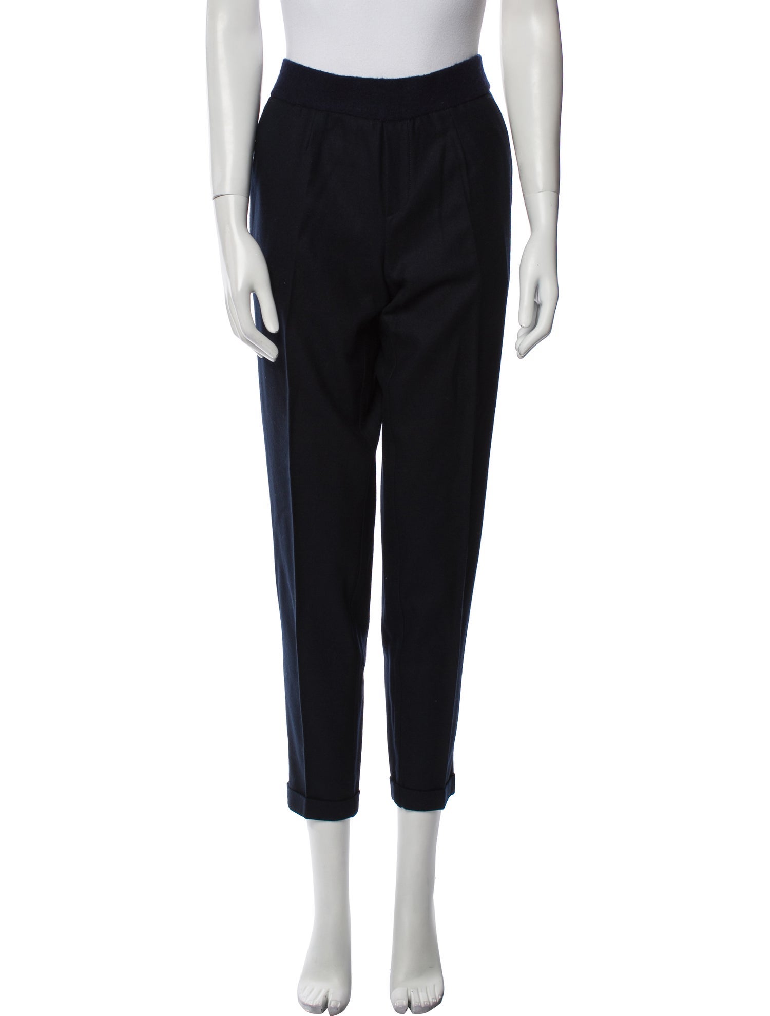 Silvia Tcherassi Virgin Wool Skinny Leg Pants