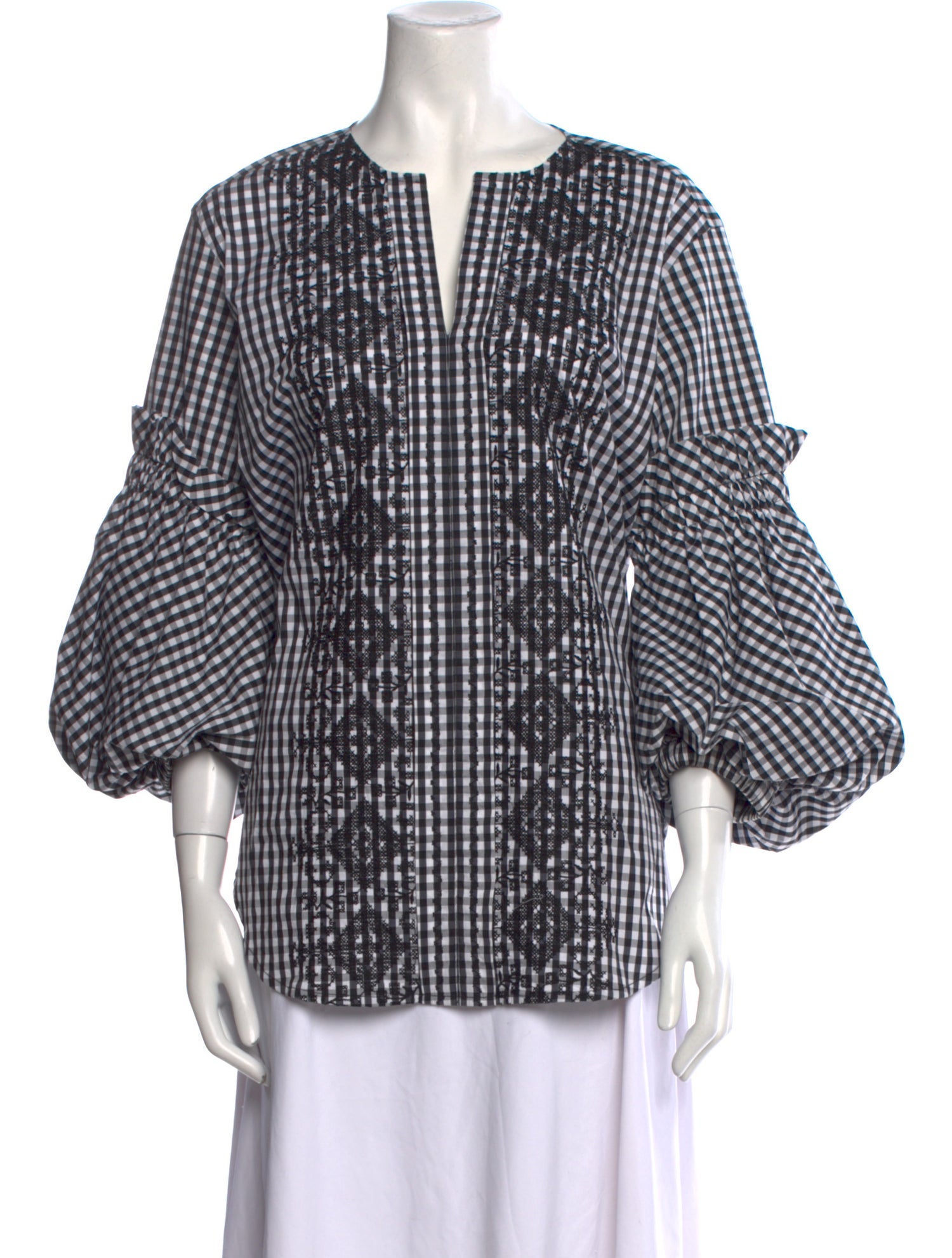 Silvia Tcherassi Printed Crew Neck Blouse