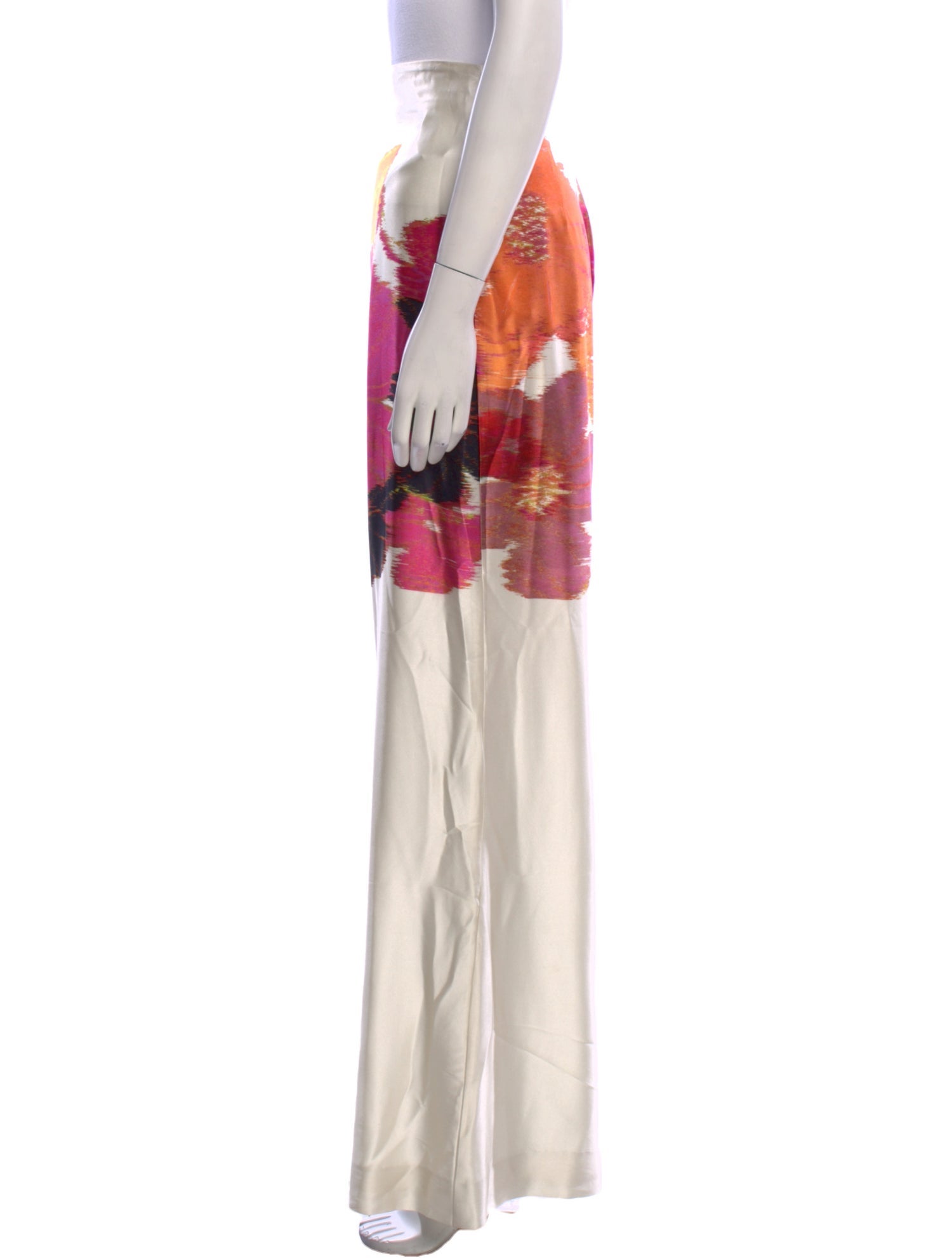 Silvia Tcherassi Silk Wide Leg Pants