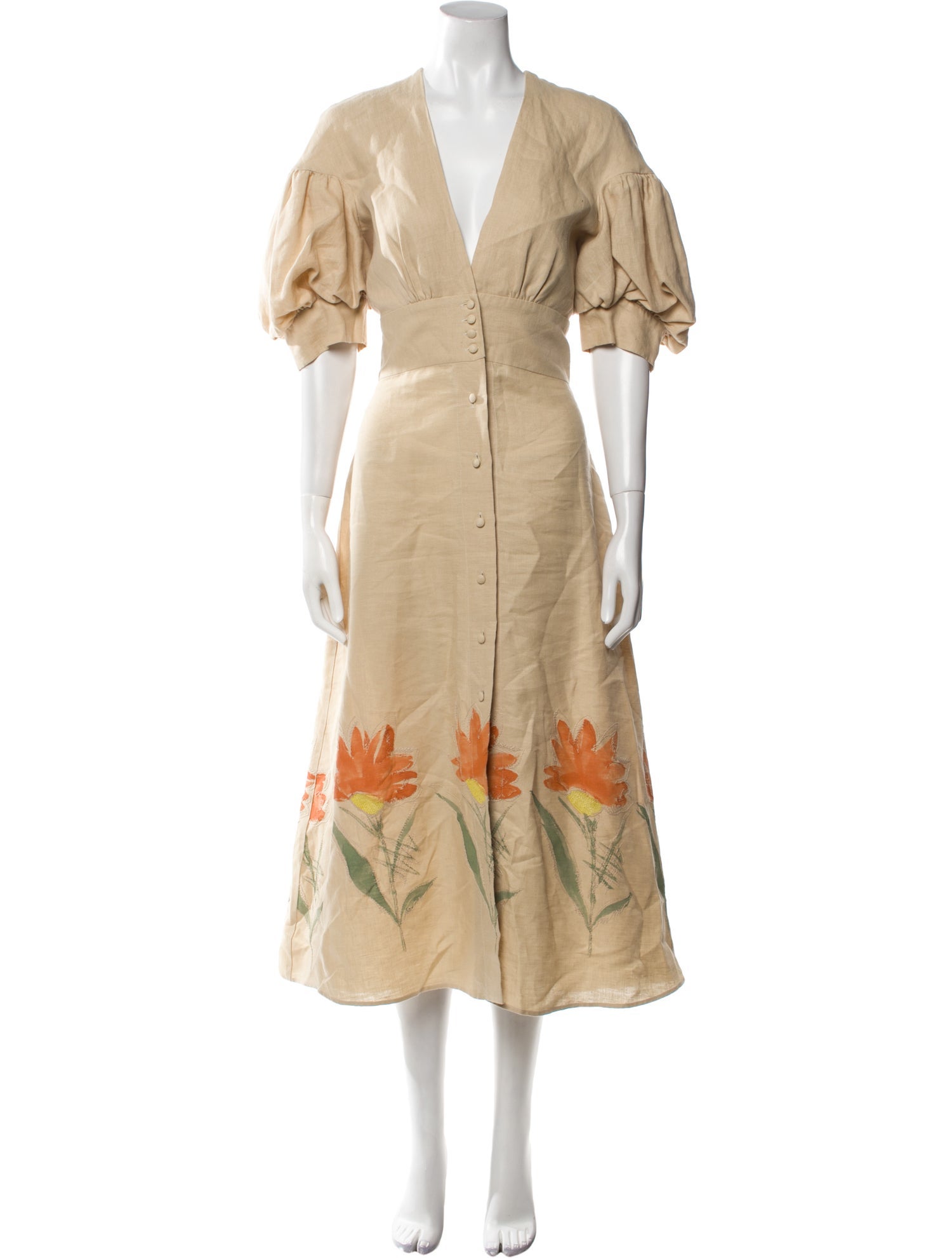 Silvia Tcherassi Linen Long Dress