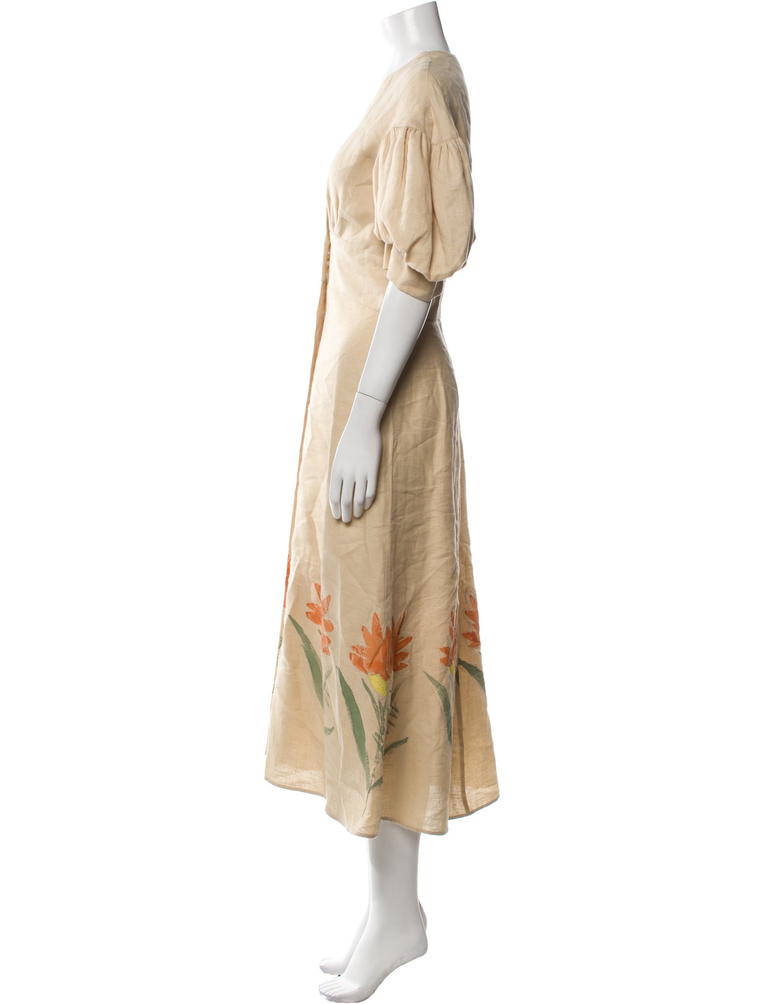 Silvia Tcherassi Linen Long Dress