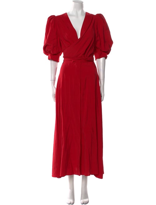 Silvia Tcherassi V-Neck Long Dress